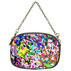 Colorful Paint Texture                                                    Chain Purse (two Sides) by LalyLauraFLM