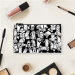 Graffiti Spray Can Characters Seamless Pattern Cosmetic Bag (Small) Front