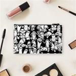 Graffiti Spray Can Characters Seamless Pattern Cosmetic Bag (Small) Back