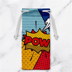 Pow Word Pop Art Style Expression Vector Jewelry Bag by Amaryn4rt