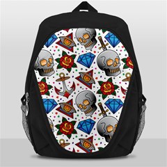 Full Color Flash Tattoo Patterns Backpack Bag by Amaryn4rt