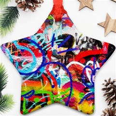 Crazy Grafitti Ornament (star) by essentialimage