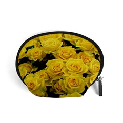 Yellow Roses Accessory Pouch (small) by Sparkle