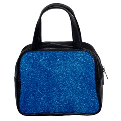 Blue Sparkles Classic Handbag (two Sides) by ElenaIndolfiStyle