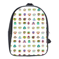 All The Aliens Teeny School Bag (xl) by ArtByAng