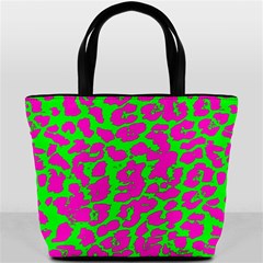 Neon Big Cat Bucket Bag by Angelandspot