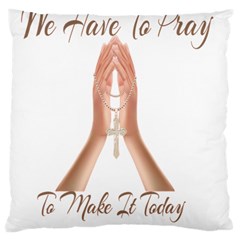 Panther World Limited Edition Prayer  Large Cushion Case (one Side) by Pantherworld143