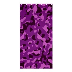 Dark Purple Camouflage Pattern Shower Curtain 36  X 72  (stall)  by SpinnyChairDesigns