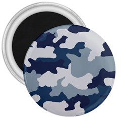 Camo Blue 3  Magnets by MooMoosMumma