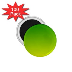 Avocado Ombre Green Yellow Gradient 1 75  Magnets (100 Pack)  by SpinnyChairDesigns