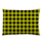 Yellow Black Buffalo Plaid Pillow Case 26.62 x18.9  Pillow Case