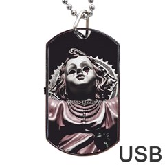 Angel Crying Blood Dark Style Poster Dog Tag Usb Flash (one Side) by dflcprintsclothing