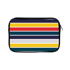 Horizontal Colored Stripes Apple Ipad Mini Zipper Cases by tmsartbazaar