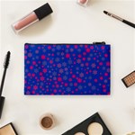 Bisexual Pride Tiny Scattered Flowers Pattern Cosmetic Bag (Small) Back