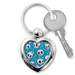 Skull Key Chain (Heart) Front