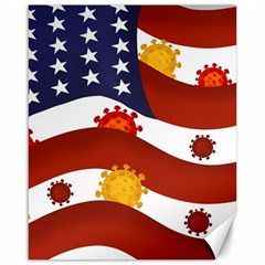 Flage Save Usa Corona Canvas 16  X 20  by HermanTelo