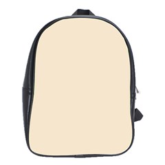 True Champagne Color School Bag (large) by SpinnyChairDesigns