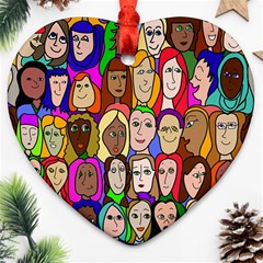 432sisters Heart Ornament (two Sides) by Kritter