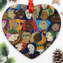 Sisters2020 Heart Ornament (two Sides) by Kritter