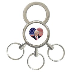 Trump President Sticker Design 3-ring Key Chain by dflcprintsclothing