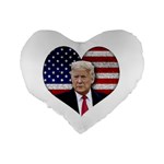 Trump President Sticker Design Standard 16  Premium Heart Shape Cushions Back