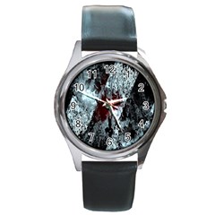 Flamelet Round Metal Watch by Sparkle