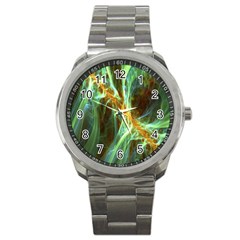 Abstract Illusion Sport Metal Watch by Sparkle