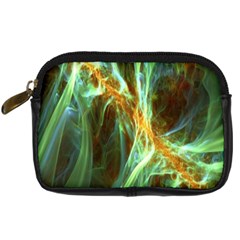 Abstract Illusion Digital Camera Leather Case by Sparkle