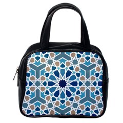 Arabic Geometric Design Pattern  Classic Handbag (one Side) by LoolyElzayat