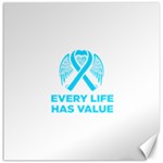 Child Abuse Prevention Support  Canvas 16  x 16  15.2 x15.41  Canvas - 1