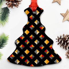 Geometric Diamond Tile Ornament (christmas Tree)  by tmsartbazaar