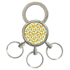 Pineapples 3-ring Key Chain by goljakoff