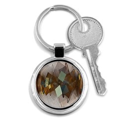 Digital Geometry Key Chain (round) by Sparkle