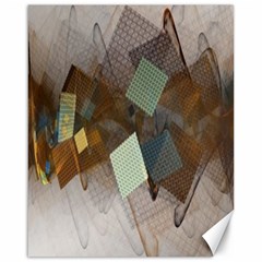 Digital Geometry Canvas 16  X 20  by Sparkle