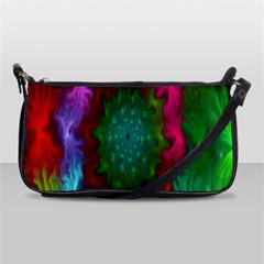 Rainbow Waves Shoulder Clutch Bag by Sparkle