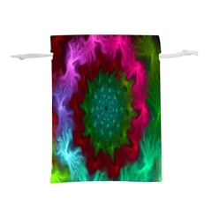 Rainbow Waves Lightweight Drawstring Pouch (s) by Sparkle