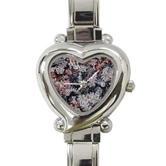 Autumn Leafs Heart Italian Charm Watch by Sparkle