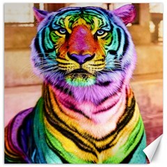 Rainbowtiger Canvas 20  X 20  by Sparkle