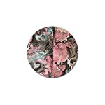 Marbling Collage Golf Ball Marker (4 pack) Front