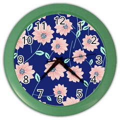 Floral Color Wall Clock by Sobalvarro