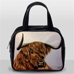 Highland Cow  Giclee Classic Handbag (Two Sides) Back