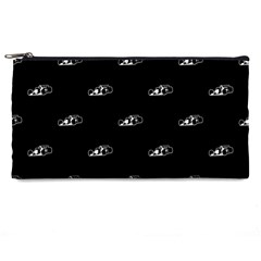 Formula One Black And White Graphic Pattern Pencil Case by dflcprintsclothing