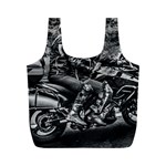 Motorcycle Riders At Highway Full Print Recycle Bag (M) Front