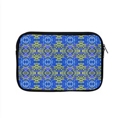 Gold And Blue Fancy Ornate Pattern Apple Macbook Pro 15  Zipper Case by dflcprintsclothing