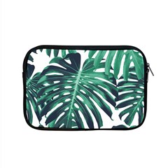 Green Monstera Leaf Apple Macbook Pro 15  Zipper Case by goljakoff