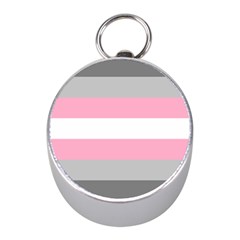 Demigirl Pride Flag Lgbtq Mini Silver Compasses by lgbtnation