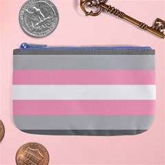 Demigirl Pride Flag Lgbtq Large Coin Purse by lgbtnation