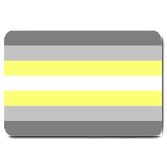 Deminonbinary Pride Flag Lgbtq Large Doormat  by lgbtnation