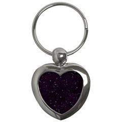 Pink Stars Key Chain (heart) by Dazzleway