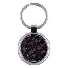 Pink Gray Galaxy Key Chain (round) by Dazzleway